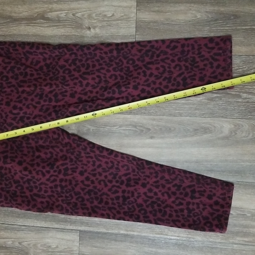 Social Standard by Sanctuary Leopard Ankle Skinny Size 14 - Picture 7 of 8